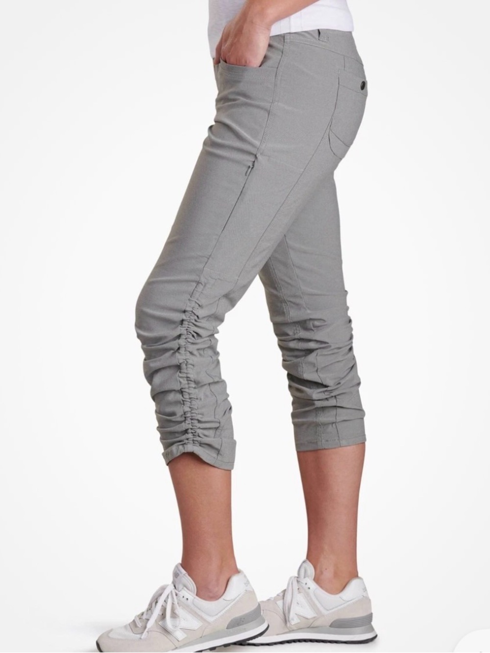 Kuhl Women's Charcoal Straight-Leg Trekker Pants